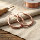 Filamet Copper Earrings