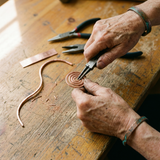 Gyre Copper Anklet