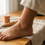 Entwine Copper Anklet