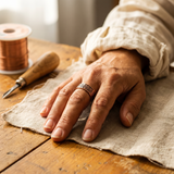Thistle Copper Ring