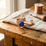 Crescent Copper Bracelet