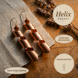 Helix Copper Earrings