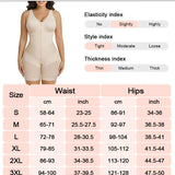 Tummy Control Fajas Shapewear with V-shape Sculpting Elastic Band