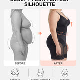 Tummy Control Fajas Shapewear with V-shape Sculpting Elastic Band