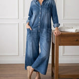 Monica - Denim Cotton Jumpsuit
